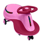 Kiddivilla Push Magic Swing Car Rider Twister Ride on for Kids aged 1 to 7 Years  Strongest & Smoothest PU Wheels 90 KG Weight Capacity (Pink)